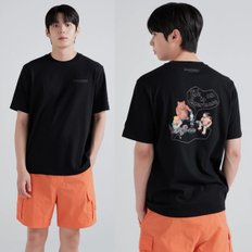 [24S/S] 디스커버리 DXRS7B043 남여 공용 메인크루 아웃도어 캠핑 그래픽 티셔츠 반팔 티셔츠