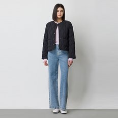 다이아 퀼팅 덕다운 점퍼_SAPD70511BK