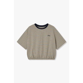 [부산점] 보브)) 웨이스트 밴딩 스트라이프 티셔츠 (7126240503)