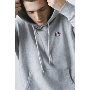 Basic Hooded Sweatshirt (Small Mutton)_Melange Grey_LNTA0TS93 (남여공용)
