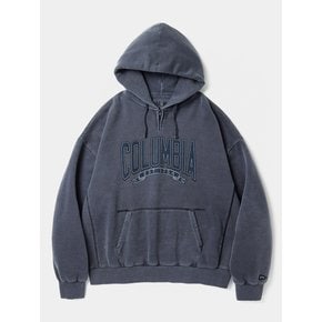 CU 80S VINTAGE H/FLEECE H/ZIP DYEING HOODIE 크라운네이비