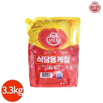 텐바이텐 오뚜기 대용량 식당용 토마토 케찹 3.3kg