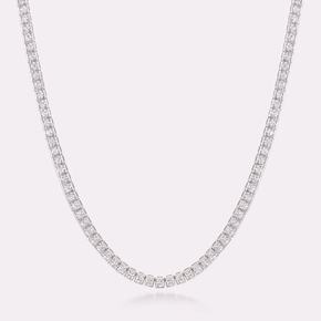 Princess-cut Tennis Necklace GSKA102NWW400