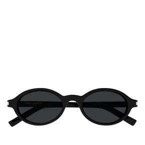 [해외배송] 생로랑 블랙 오벌 프레임 선글라스 SL 751 JEANNE 001 BLACK BLACK 50