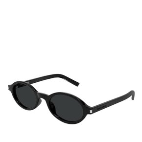 [해외배송] 생로랑 블랙 오벌 프레임 선글라스 SL 751 JEANNE 001 BLACK BLACK 50