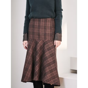 Marta Flare Skirt_Brick