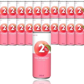 롯데 2% 이프로 복숭아 240ml x 30개