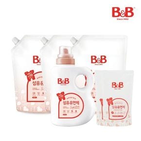 [증정] 유아 섬유유연제 자스민 용기1500ml 1개+리필 1500ml 3개 (+유연제800ml 2개증정)
