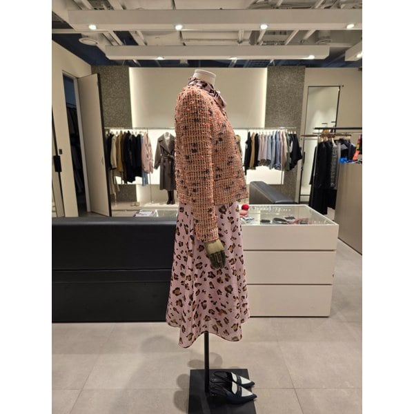 [파주점] 세트 트위드 자켓 + 레오파드 플레어 원피스 JS2B0JK311,JS2B0OP931