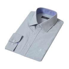 그린 잔체크 일반핏 긴소매 셔츠 LVF4909GE
