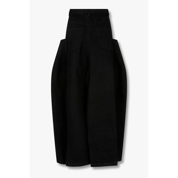 여성 슬릿 디테일 롱 데님 스커트 6415316508000