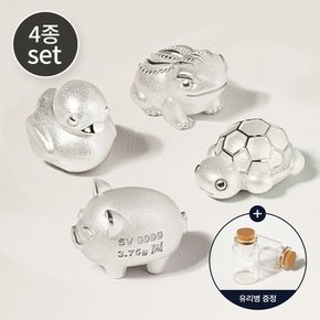 [당일출고]골드앤 실버바 콩알 오브제 3.75g [4종세트/유리병 증정]