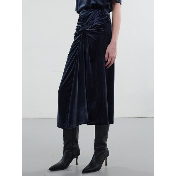 벨벳 드레이프 스커트