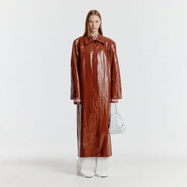 EENK YELLISA Single-breasted Coat - Brown