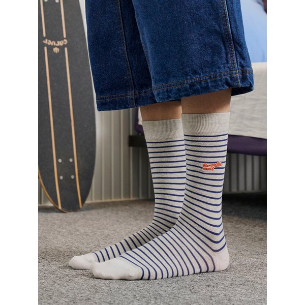 남성 브룩스 멀티스트라이프 하이크루 삭스 2color