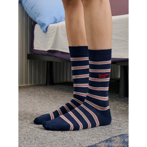 남성 브룩스 멀티스트라이프 하이크루 삭스 2color