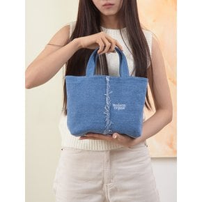 Reversible Denim mini tote bag