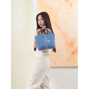 Reversible Denim mini tote bag