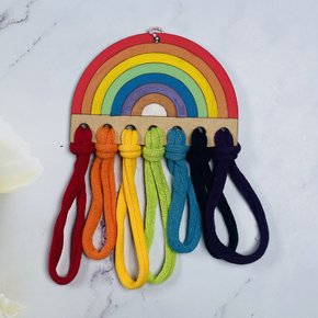 양말목공예 무지개 마크라메 만들기 diy 키트
