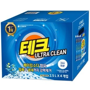 테크 울트라클린 세탁세제 2.5L*4