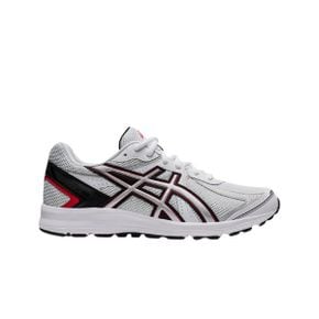 조그 100 S 화이트 퓨어 실버 - 2E 와이드 Asics Jog 100 S White Pure Silver - 2E Wide