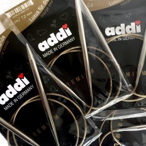 얀스토어 독일 명품 ADDI 아디 롱팁 메탈 줄바늘 80cm (2.5~15mm) 뜨게바늘