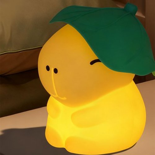 연잎 카피바라 실리콘 무드등