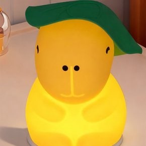연잎 카피바라 실리콘 무드등