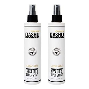  DASHU 프리미엄 메가 홀드 슈퍼 스프레이 250ml 1+1 남자헤어스프레이