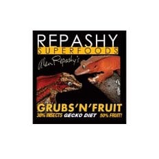  레파시 크레스테드 게코 카멜레온 이구아나 그래브스 앤 과일 340g