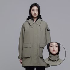 내셔널지오그래픽 N241WJP930 여성 마틴 중 기장 자켓 LICHEN KHAKI