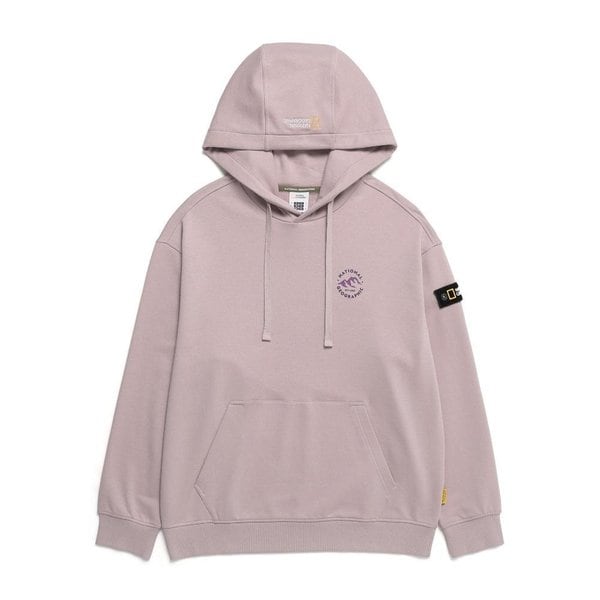 [여주점] N241UHD020 크레이들 마운틴 그래픽 세미오버핏 후드 티셔츠 RED BEAN