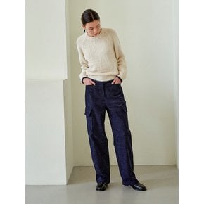 Worker Corduroy Cargo Pants (Navy)