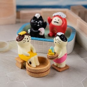 목욕탕 고양이 피규어