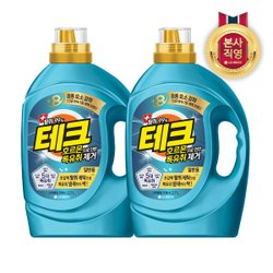 테크 호르몬 특유취 제거 실내건조 액체세제 일반 용기 2.7L X 2개
