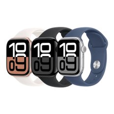 애플워치 S10 GPS 42mm/46mm 워치 10 알루미늄 스포츠 밴드 2024년형 정품 관부가세포함