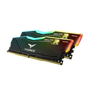 팀그룹 T-Force DDR4-3200 32GB CL16 Delta RGB 블랙 패키지 (16Gx2) 아인스시스템