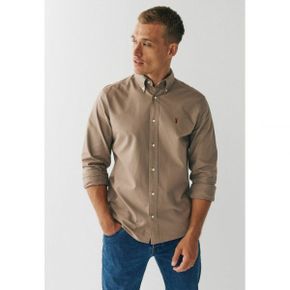 4612507 Next LONG SLEEVE OXFORD - Shirt natural