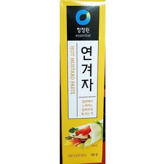 제이큐 겨자 조미료 식재료 대상 연겨자 95g X ( 2매입 )