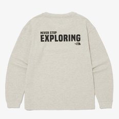 NT7TQ07V 키즈 익스플로어 롱슬리브 라운드티 KS EXPLORE L/S R/TEE