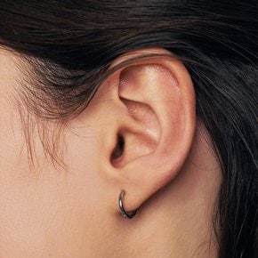 [~9/27 헤어핀 증정]basic surgical steel huggie earrings (1.1cm/1.5cm/2.2cm)