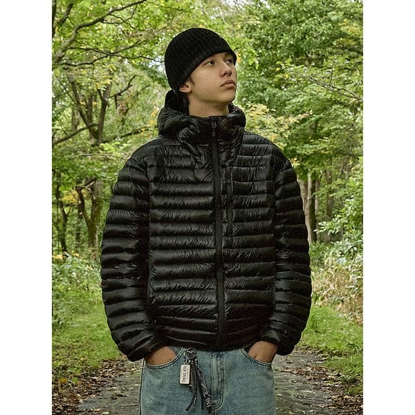 사일런트 시스루 후드 경량 다운패딩 MPJ112 / 4color M