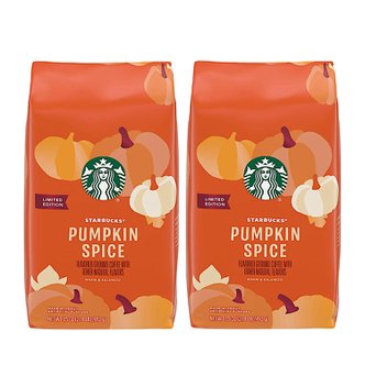  스타벅스 그라운드 커피 펌킨 스파이스 Starbucks Ground Coffee Pumpkin Spice 35oz 2개