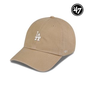 47브랜드 LA 다저스 스몰 로고 MLB 엠엘비 볼캡 야구 모자 카키 B-BSRN...