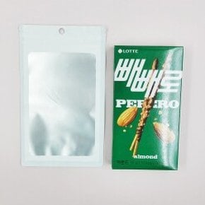투명 비닐백 화이트 지퍼백 12x20 포장용 컬러