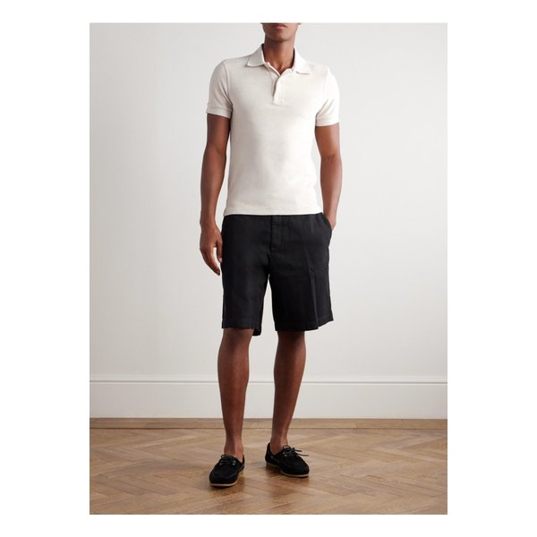 슬림 코튼 블렌드 테리 폴로 셔츠 46376663162880862