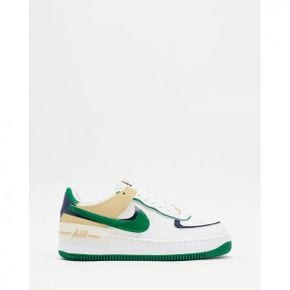 4655811 Nike Air Force 1 Shadow - Womens White, Midnight Navy, Malachite  Sesame