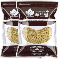 푸드팜 땅콩 햇 볶음땅콩(반태) 2kg(1kg+1kg)