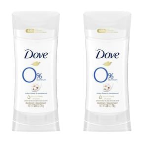 [해외직구] Dove 도브 0% 알루미늄 코튼 플라워 앤 샌달우드 데오드란트 74g 2팩