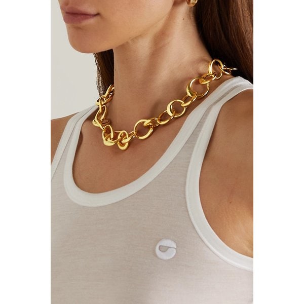 리에 스튜디오 로라 골드 도금 네크리스 1647597314513249